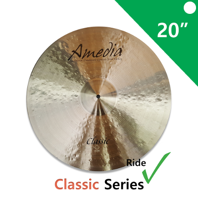 AMEDIA 클래식 시리즈 라이드 심벌 20인치 드럼위즈