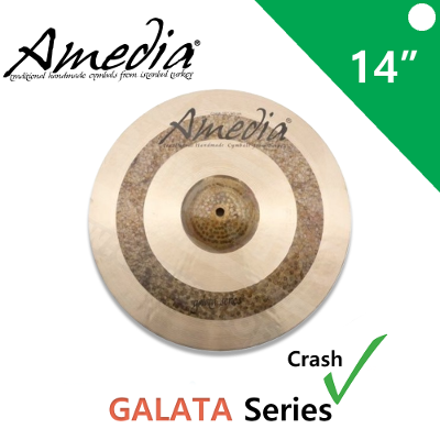 AMEDIA 갈라타 시리즈 크래쉬 심벌 14인치 드럼위즈